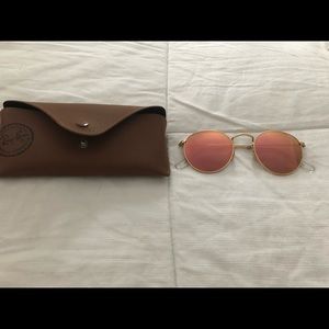 Ray ban round metal sunglasses
